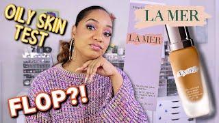 La Mer The Soft Fluid Long Wear Foundation | REVIEW...on OILY SKIN, BROWN SKIN