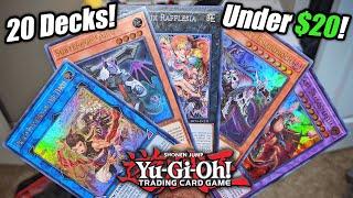 Yu-Gi-Oh! 20 Deck Ideas Under $20!