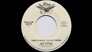 Red Sovine - That's What You're Taken (Starday 975)