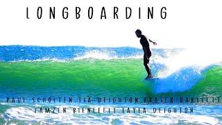 Longboarding the Coffs Coast (Fraser Bartlett, Paul Scholten, Tia Deighton, Tamzen and Layla)