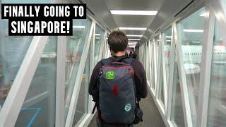 Flying to SINGAPORE from Busan via Jejuair | Travel Vlog