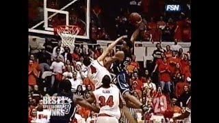 Dahntay Jones Posterizes Nick VanderLaan (2003)