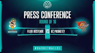 Filou Oostende v Prometey - Press Conference | Basketball Champions League 2021-22