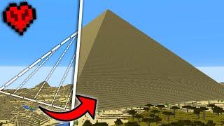 I Built the Largest Pyramid in Minecraft Hardcore