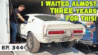 Dropping Off The Shelby Mustang Fastback Drag Car at Billups Classic Cars!