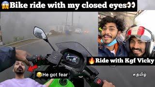 He got fear Bike Ride with my Closed eyesRide with Kgf Vicky| TTF| Kodaikanal to Coimbatore|