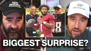 "The Commanders leading the NFC East?" - Travis and Jason highlight best midseason surprises