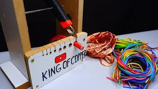 The Most Working Device for Stripping Copper Wires | 2 New Ideas | Unbelievable.