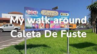 My walk around Caleta De Fuste today 11/11/2024