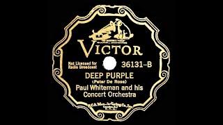 1st RECORDING OF: Deep Purple - Paul Whiteman (1934)