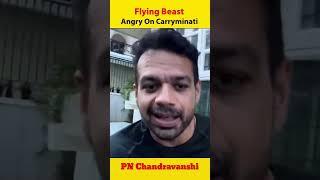 Why Flying Beast Angry On Carryminati  #shorts #shortvideo #carryminati #flyingbeast