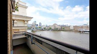 Inside A Spacious Waterfront Apartment with Panoramic Views of Tower Bridge and the River Thames