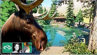  Adding an Enchanting Moose Habitat in Planet Zoo | Pontus Zoo Speed Build