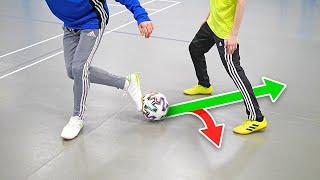 Football freestyle TUTORIAL. Panna trick MOUSETRAP