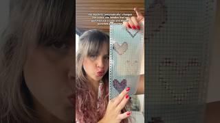KNITTING A LOVE SWEATER (intarsia + jacquard) #knitting #knittingmachine #diy