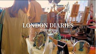 WEEKEND VLOG|3 things changed me by living in London|  shopping at East lnd, vintage flea market