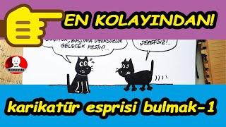 Kolay Karikatür Fikri Bulma !