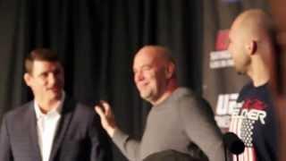 Michael Bisping Vs Alan Belcher UFC 159: The Staredown