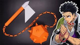 Origami Gyomei's Flail Axe From Demon Slayer ||  Kimetsu no Yaiba