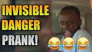 INVISIBLE DANGER PRANK (Try Not To Laugh!!) #4  | Acting Scared Compilation 