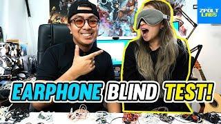  EARPHONE *BLIND TEST* -  with a Non-Audiophile feat Jamie! BIRD BOX TEST 