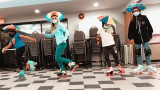 Roller Dance and Spins Practice time at Roller Dance Owl