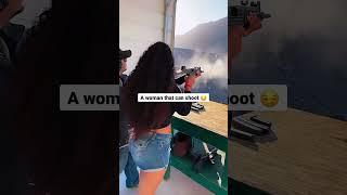 A woman that can shoot  #shorts