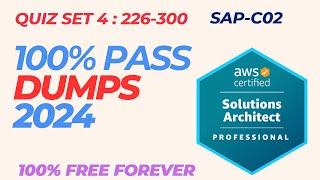 AWS Certified Solutions Architect Professional Exam Questions Dumps - QUIZSET 4 - 75Q (SAP-C02)