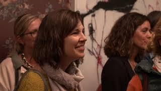 Vernissage der zeitgenössischen Kunstausstellung "TAPETENWECHSEL" von  Katja Gramann in Gräfelfing