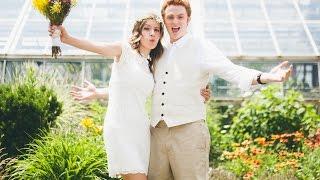 SAM & AUDREY'S WEDDING: Summer Wedding in a Beautiful Greenhouse