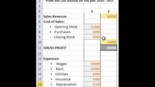 Business Finance: Profit and Loss Account Tutorial