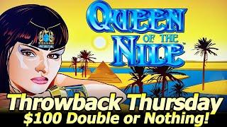 Queen of the Nile Slot - Classic Aristocrat Slot in New Cabinet for Throwback Thursday at Harrah's!