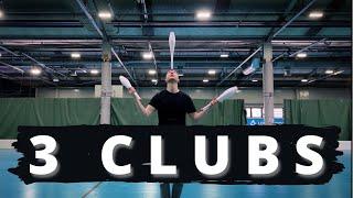 3 Club Juggling Routines