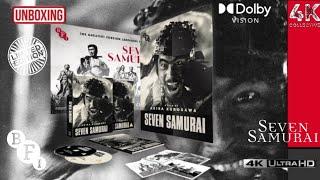 Akira Kurosawa’s Seven Samurai 4K UltraHD Blu-ray Dolby Vision Limited Edition from BFI unboxing