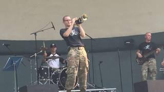 Trumpet Clips from Army Rock Band Show