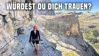 Alpinisteig in Südtirol : spektakulärer Klettersteig in den Sextener Dolomiten in Italien