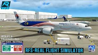 RFS - Real Flight Simulator -Toulouse to Kuala Lumpur||Full Flight||A330neo||Malaysia|FHD|RealRoute