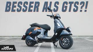 Die Sport-Version der Vespa GTS im Test - Vespa GTV 300 Test 2024