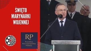 Udział Prezydenta RP Andrzeja Dudy w uroczystych obchodach Święta Marynarki Wojennej