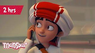 Must Watch This! P9 ️ | 2 Hours of Cartoons for Kids  | The Adventures of Mansour 