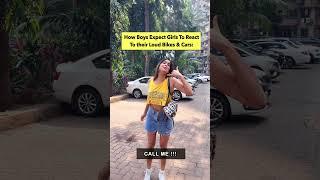 How Boys Expect Girls To React To Their Loud Bikes and Cars  | Anisha Dixit Shorts | #Shorts