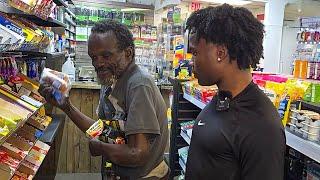 Kanel Joseph Meets Crackhead who Bankrupts him by Buying the Whole Store..