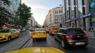 Турк улс Станбул хотоор алхаад буудалруу такси барьж явсан нь. Driving taxi by Istanbul city Turkey