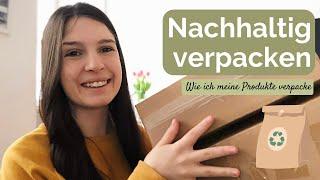 So verpacke ich meine Etsy Bestellungen | meine Tipps für nachhaltiges verpacken