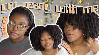 GRWM  flexi rod set + eyebrow routine + everyday makeup