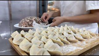 How to make Chinese Dumplings with Mushroom Black Fungus Water Chestnut #Chinese dumplings