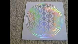 FLOWER OF LIFE RAINBOW SILVER