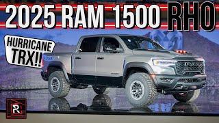 The 2025 Ram 1500 RHO Is A Hurricane Powered Off-Road Truck With TRX Vibes