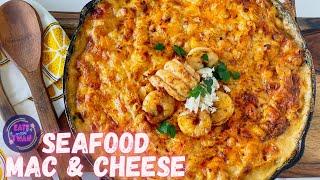 The BEST SEAFOOD MAC & CHEESE