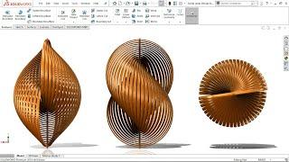 Master SolidWorks | Create a 'Twisty Lamp Shade Design' |10 Best Practices to Transform Your Skills!